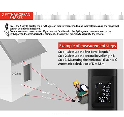 Skanto | USB oppladbar mini laser avstandsmåler