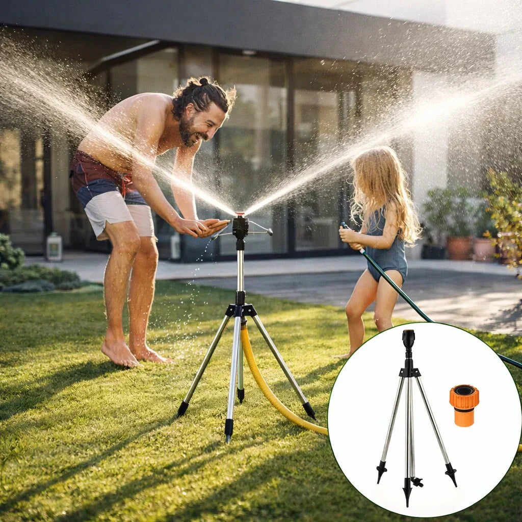 AquaStraal Hagevanning Med Stativ 360 Grader | Skanto