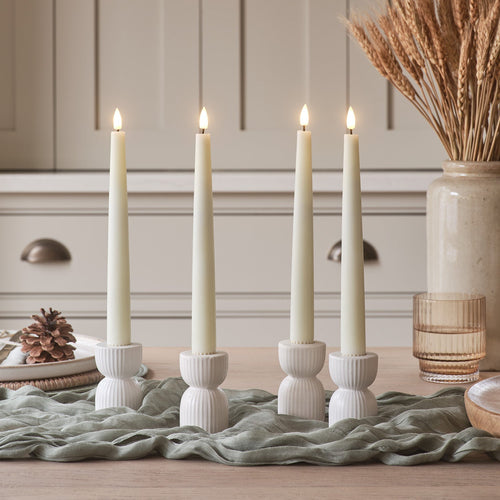 Skanto | LED Voks Flammende Stearinlys Sett