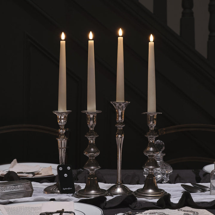 Skanto | LED Voks Flammende Stearinlys Sett