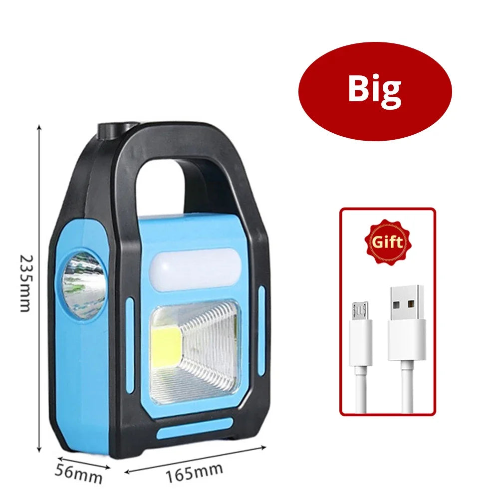 Skanto | Oppladbar USB Campinglampe med Powerbank - SolarGlow