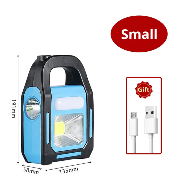 Skanto | Oppladbar USB Campinglampe med Powerbank - SolarGlow