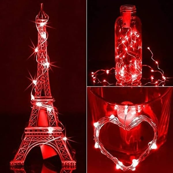 Led Flaske Lys Kork Natt Lys DIY Dekor | Skanto