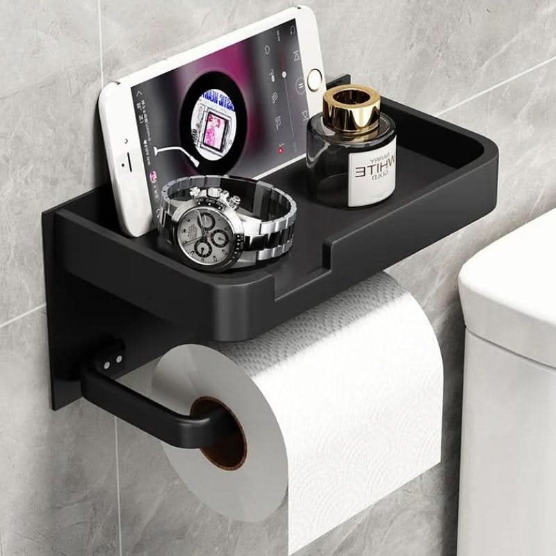 Skanto | Moderne Veggmontert Toalettpapirholder – Metallfinish