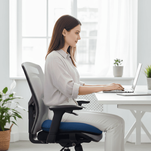 Skanto | LINDRINGSPUTE – Ortopedisk Sete Støtte for Hemoroider & Halebeinsmerter Lindring