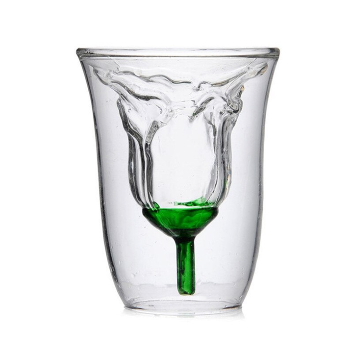 Skanto | Blomster mønster Dobbel-lags glass