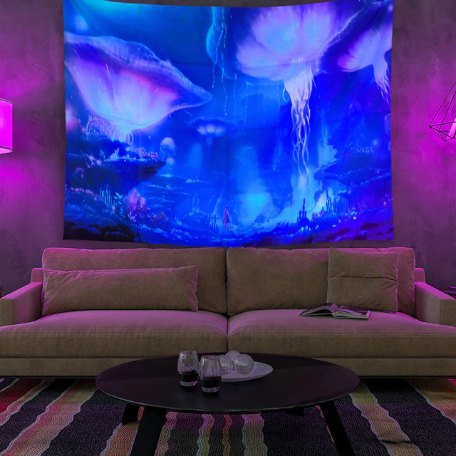 Norvo | Fargerik Glødende Luminøs Veggteppe