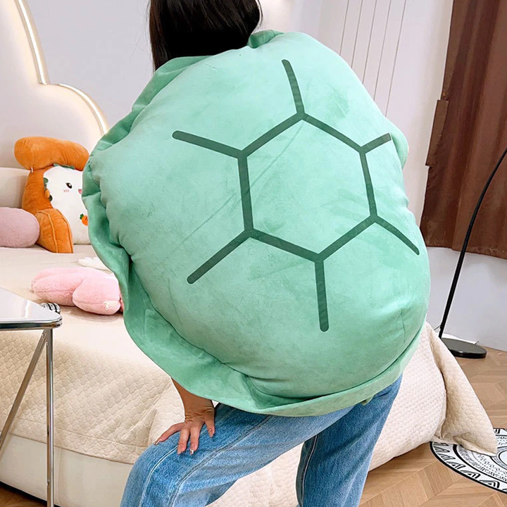 Skanto | Stor Skilpadde Skall Plush Myk Pute