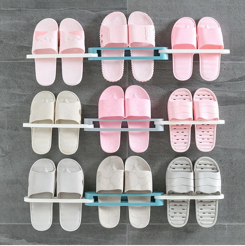 Skanto | 3in1 Space Saver Vegghengt Slipper Henger