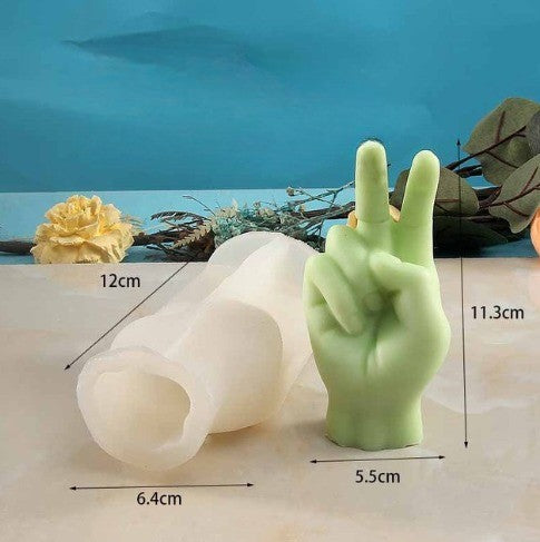 Norvo | Midt Finger Håndgester Kunstnerisk Lys DIY Former