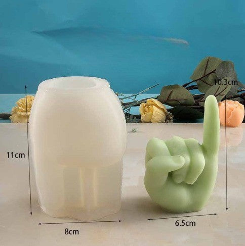 Norvo | Midt Finger Håndgester Kunstnerisk Lys DIY Former