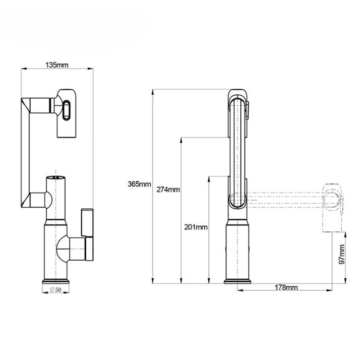 Skanto | Digital Temperatur Full Rotasjon Ultra Spin Vaskefaucet