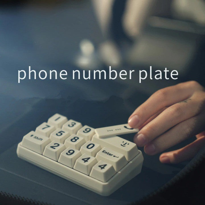 Skanto | Unik Bil Hjelper Parkering Telefonnummer Tastatur