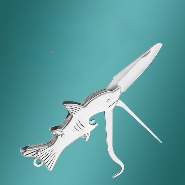 Norvo | Skarpe Hai Multifunksjonell Tannpirkerkniv Nøkkelring