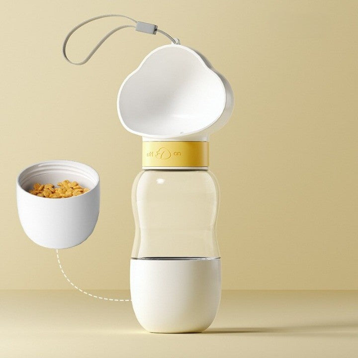 Skanto | 2i1 Smart Pet Portable Vannflaske Fôrer