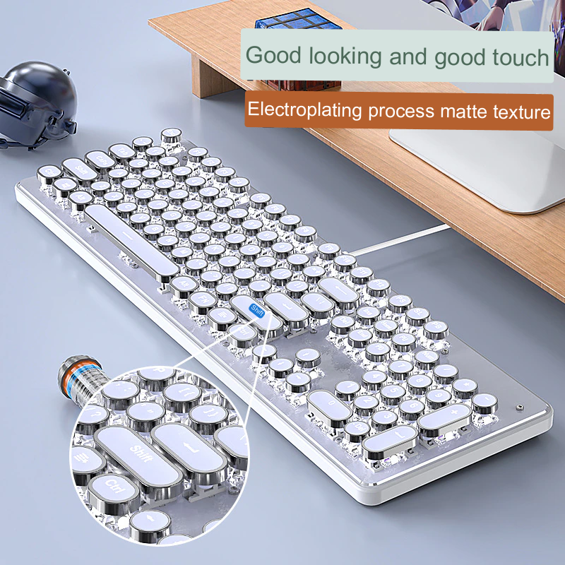 Skanto | Type Mekanisk Retro Trykk Tastatur