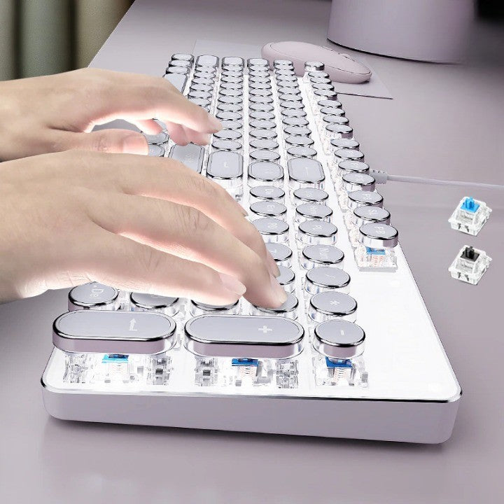 Skanto | Type Mekanisk Retro Trykk Tastatur