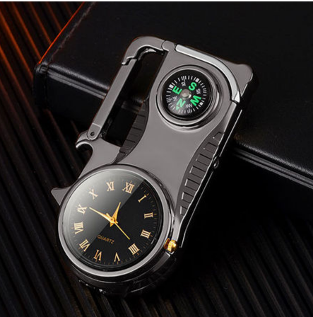 Compass Fire Camping Vindavvisende Lighter Klokke | Skanto