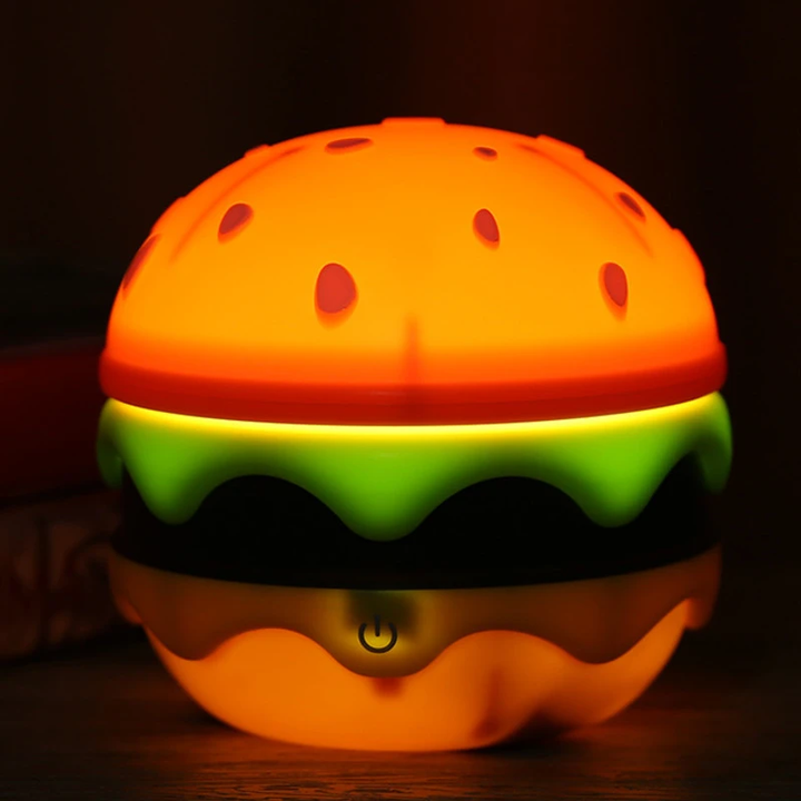 Brettbar Trådløs Unik Hamburger Bordlampe | Skanto