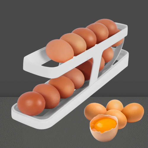Skanto | Automatisk Egg Rullende Holder Organizer Stativ