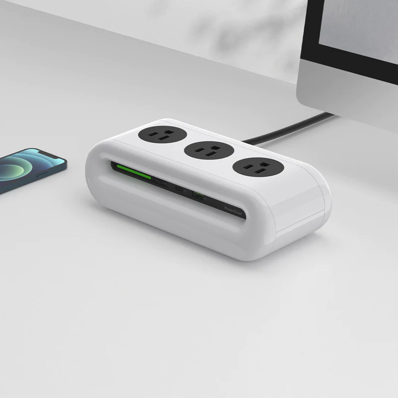 Skanto | PowerCloud USB Skrivebords Laderemne Strømskinne