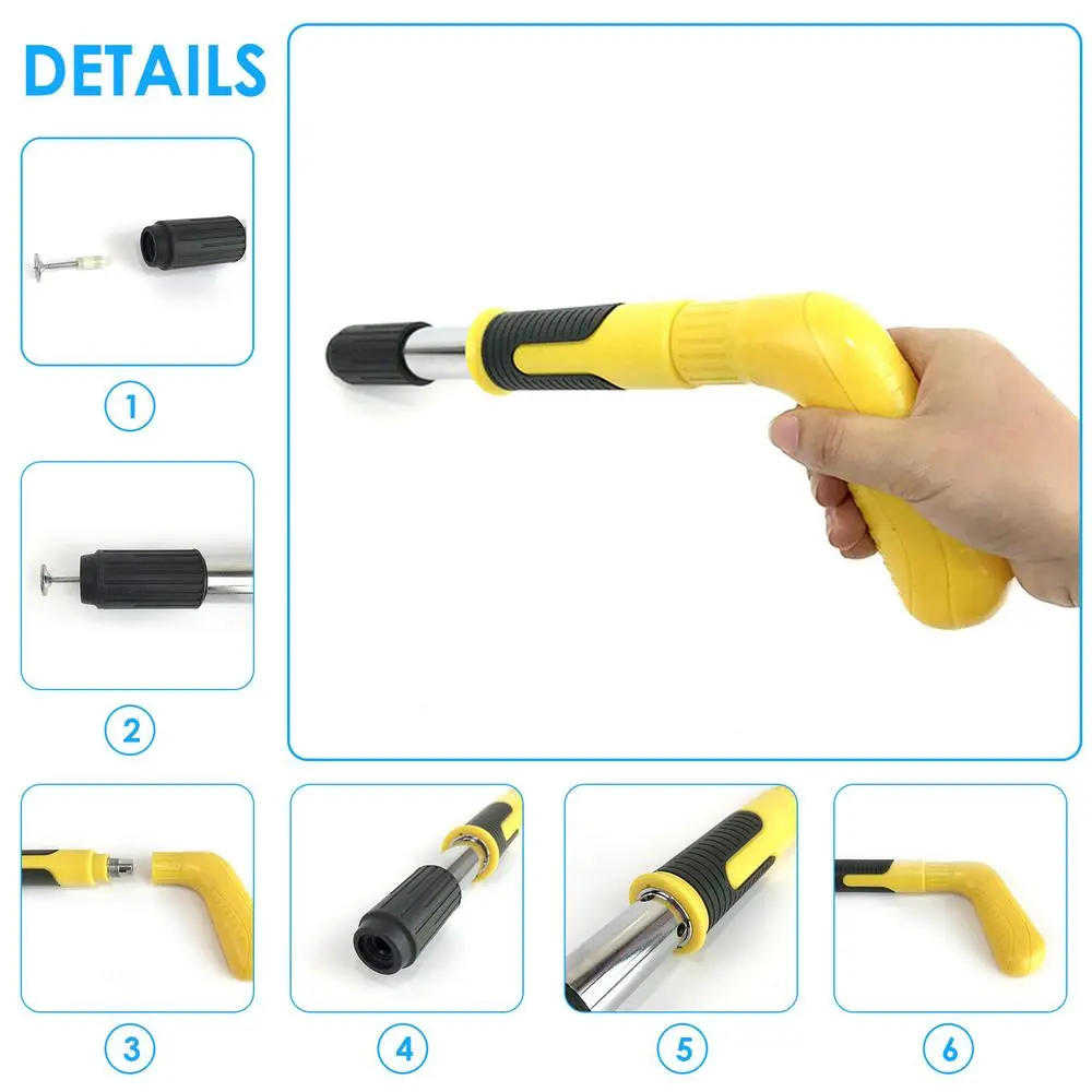 Rustfritt stål bærbar luft strøm pin nailer | Skanto