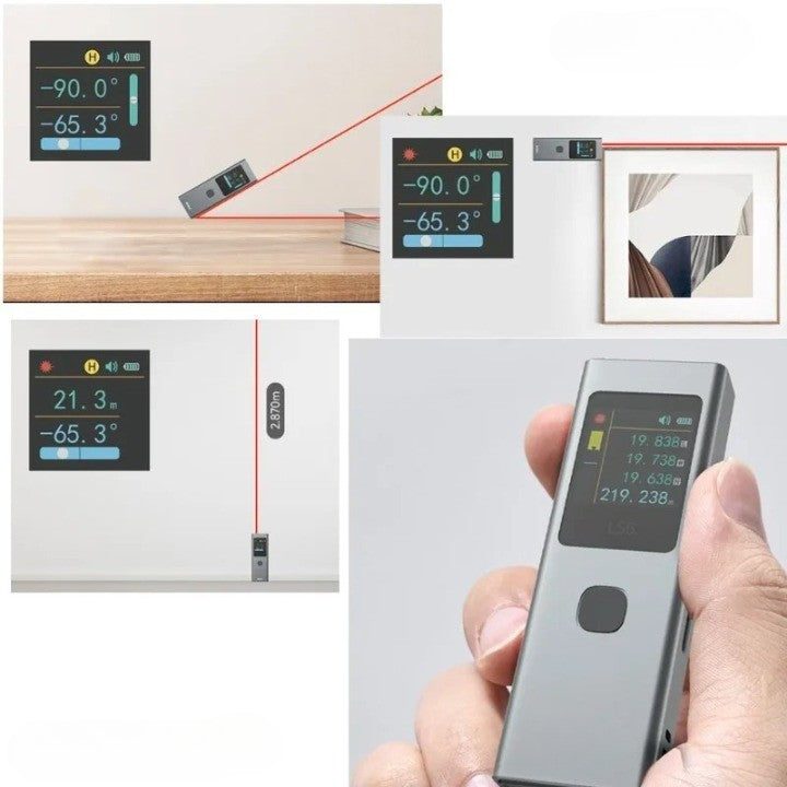 Digital Mini Oppladbar Laser Måleverktøy | Skanto