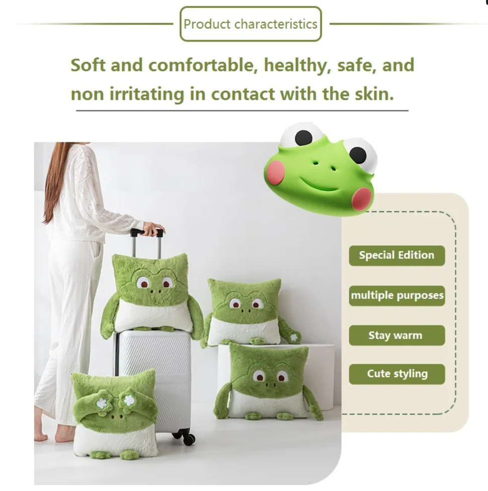 Cozy Dreams Mini Monster Quilted Pillow Skantoanket | Skanto