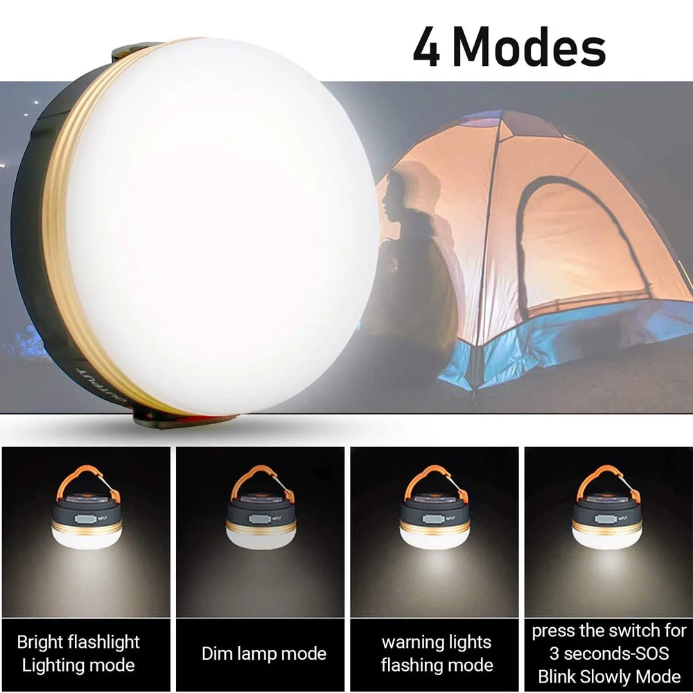 Praktisk Camping Magnetisk LED Oppladbar Lys | Skanto