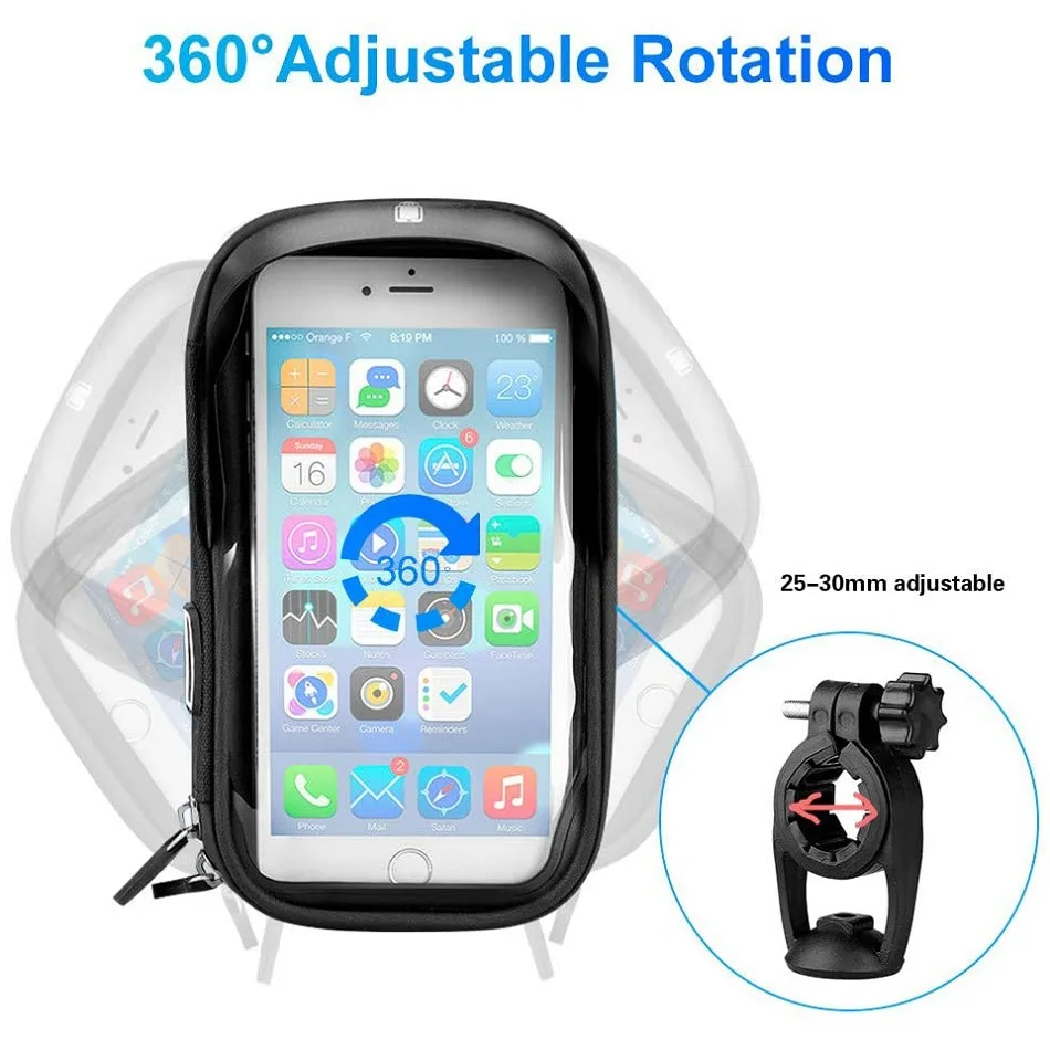 Motorsykkel Styre Vanntett Universell Telefonholder | Skanto