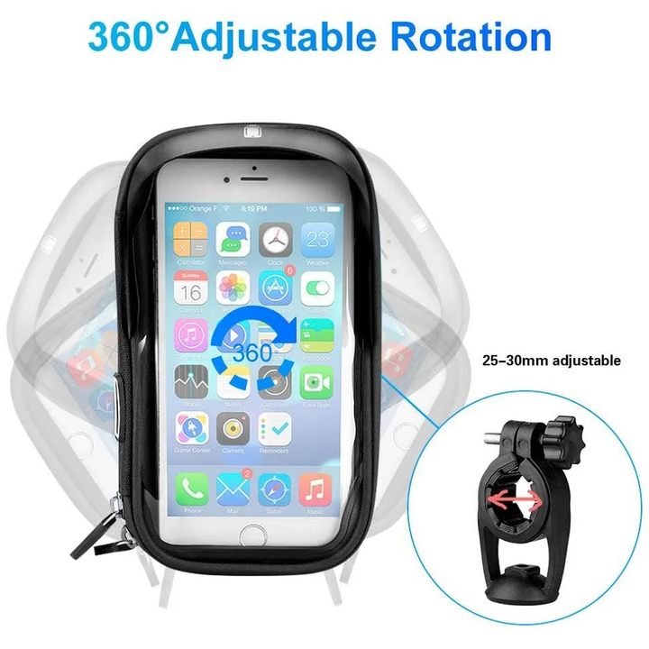 Motorsykkel Styre Vanntett Universell Telefonholder | Skanto