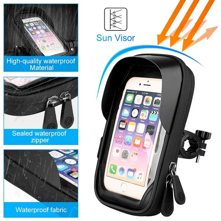 Motorsykkel Styre Vanntett Universell Telefonholder | Skanto