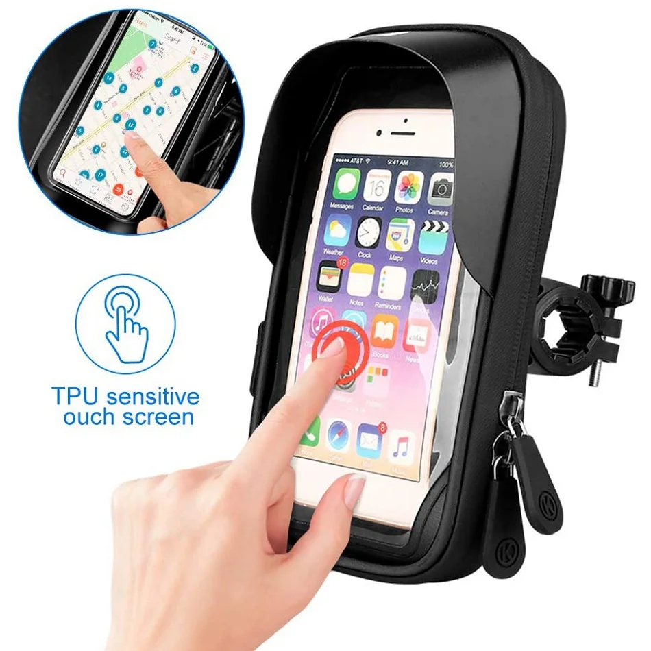 Motorsykkel Styre Vanntett Universell Telefonholder | Skanto