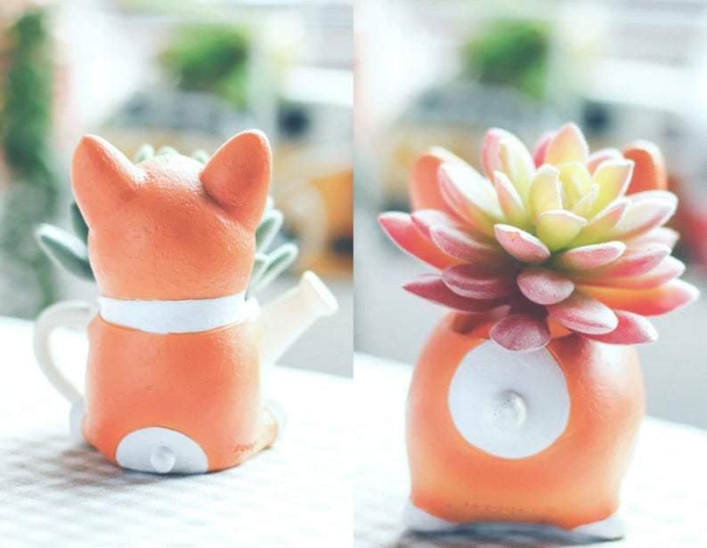 Skanto | Harpiks Corgi Mini Blomsterkrukke