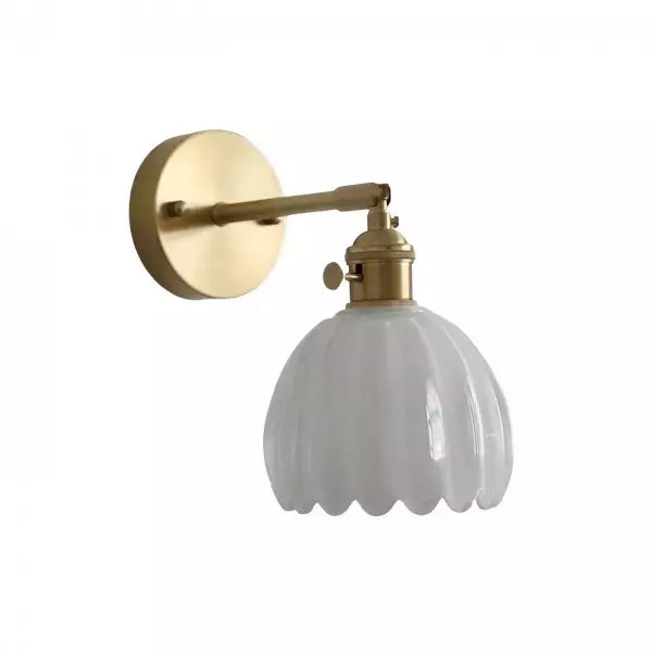 Skanto | Glass Tulip Blomster Vegglampe | Elegant Blomsterbelysning for et Stilfullt Interiør - MurCharm