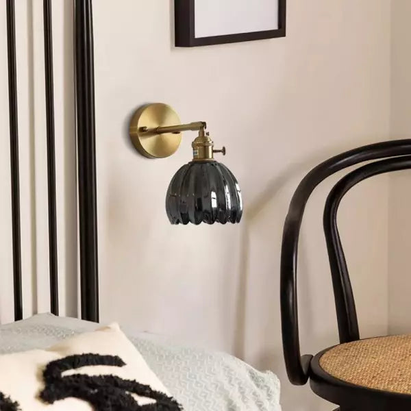 Skanto | Glass Tulip Blomster Vegglampe | Elegant Blomsterbelysning for et Stilfullt Interiør - MurCharm