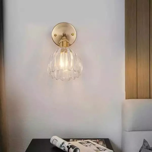 Skanto | Glass Tulip Blomster Vegglampe | Elegant Blomsterbelysning for et Stilfullt Interiør - MurCharm