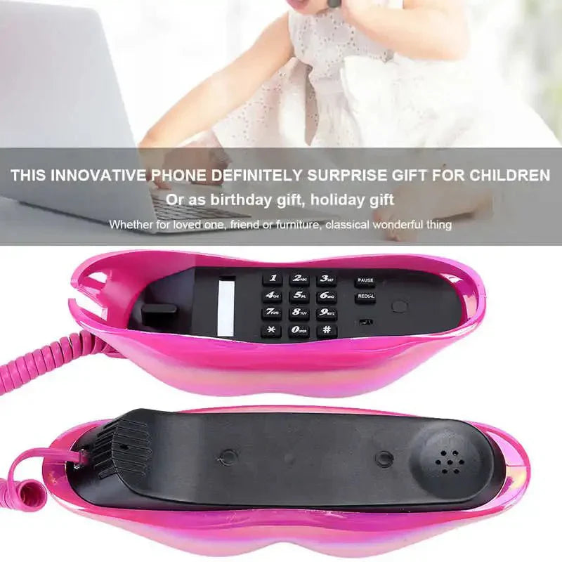 Skanto | Retro Lepetelefon: Flocked Sexy Telefon, unik hjemmeinnredningsgave