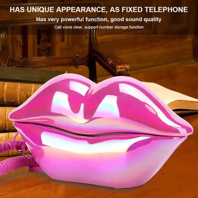 Skanto | Retro Lepetelefon: Flocked Sexy Telefon, unik hjemmeinnredningsgave