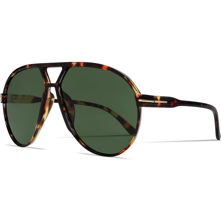 Aviator Oversize Solbriller Retro UV400 | Skanto