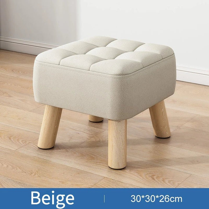 Skanto | Polstret ottoman pult i retro stil i pastellfarger