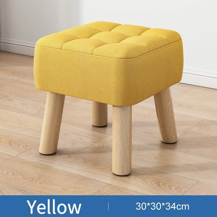 Skanto | Polstret ottoman pult i retro stil i pastellfarger