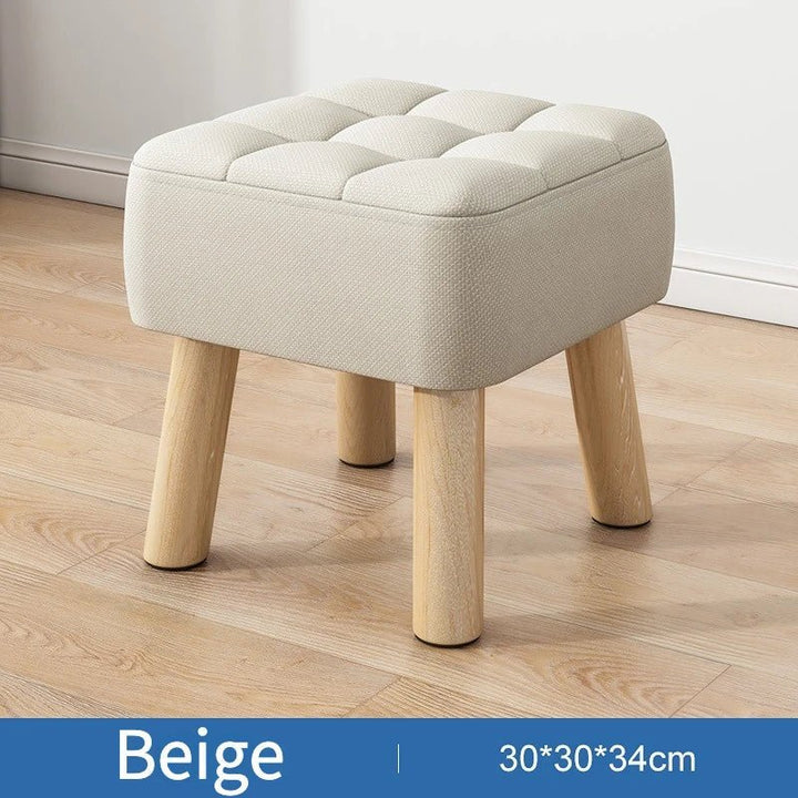 Skanto | Polstret ottoman pult i retro stil i pastellfarger