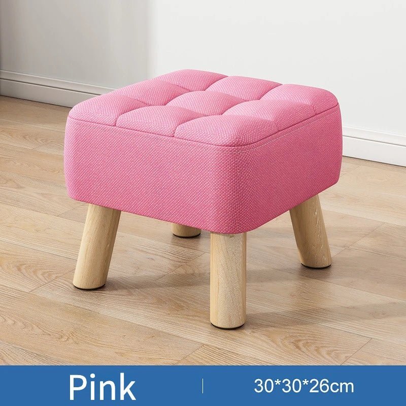 Skanto | Polstret ottoman pult i retro stil i pastellfarger