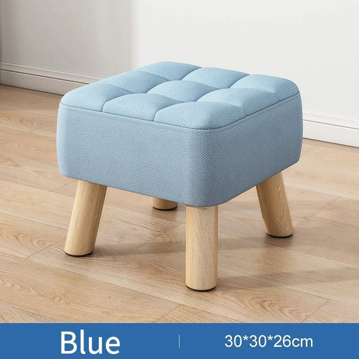 Skanto | Polstret ottoman pult i retro stil i pastellfarger