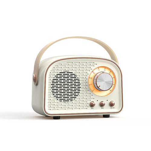 Skanto | Bluetooth Høyttaler Retro Trådløs Bærbar Radio