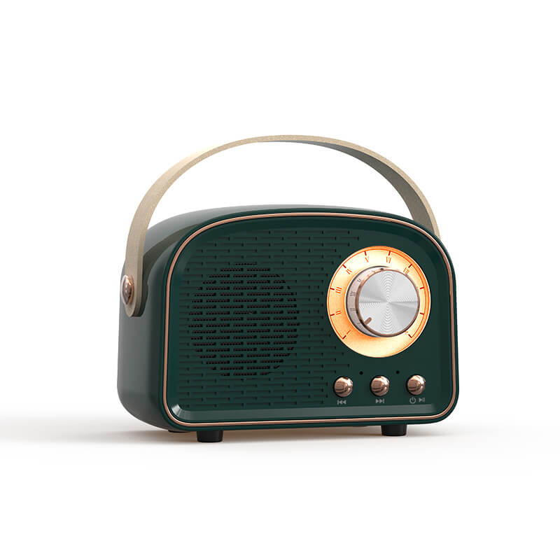 Norvo | Retro Rund Radio Bluetooth Høyttaler