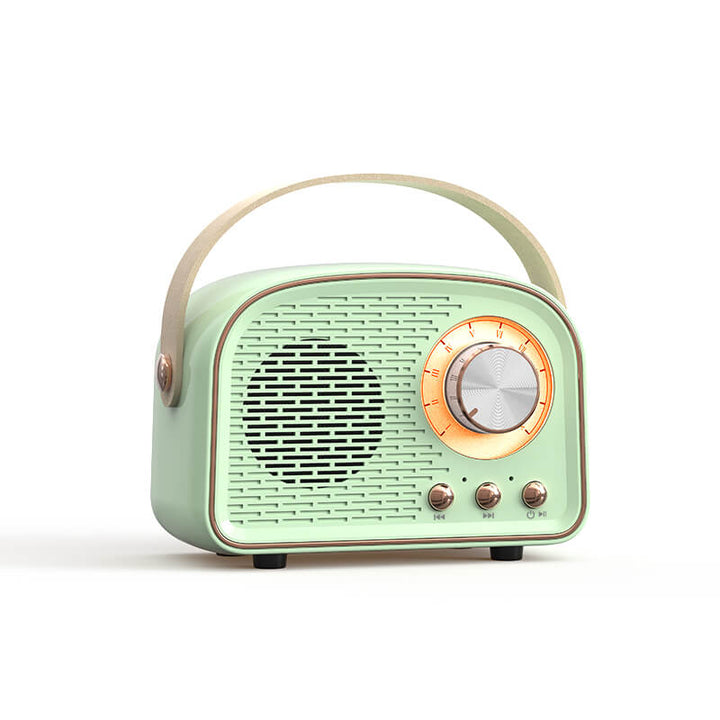Skanto | Bluetooth Høyttaler Retro Trådløs Bærbar Radio