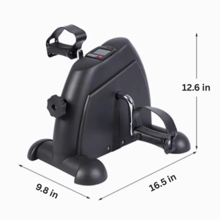 Skanto | Pedal Sykkel Treningssykkel – Kompakt Elektrisk Mini Sykkel med LCD Skjerm