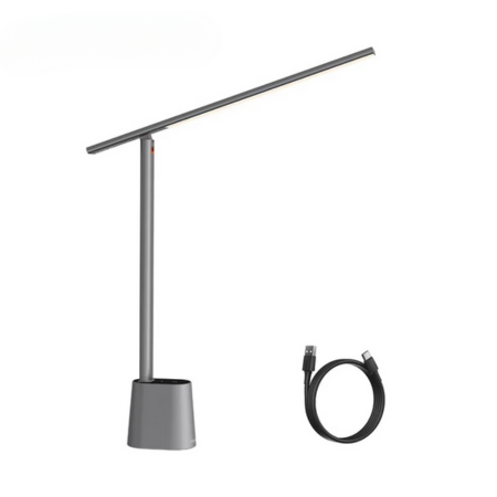 Skanto | Dimmbar LED Skrivebordlampe med Øyebeskyttelse, Justerbar Lysstyrke og Sammenleggbar Design
